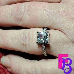 Size 9 Classic 2 CTW Princess Engagement Ring